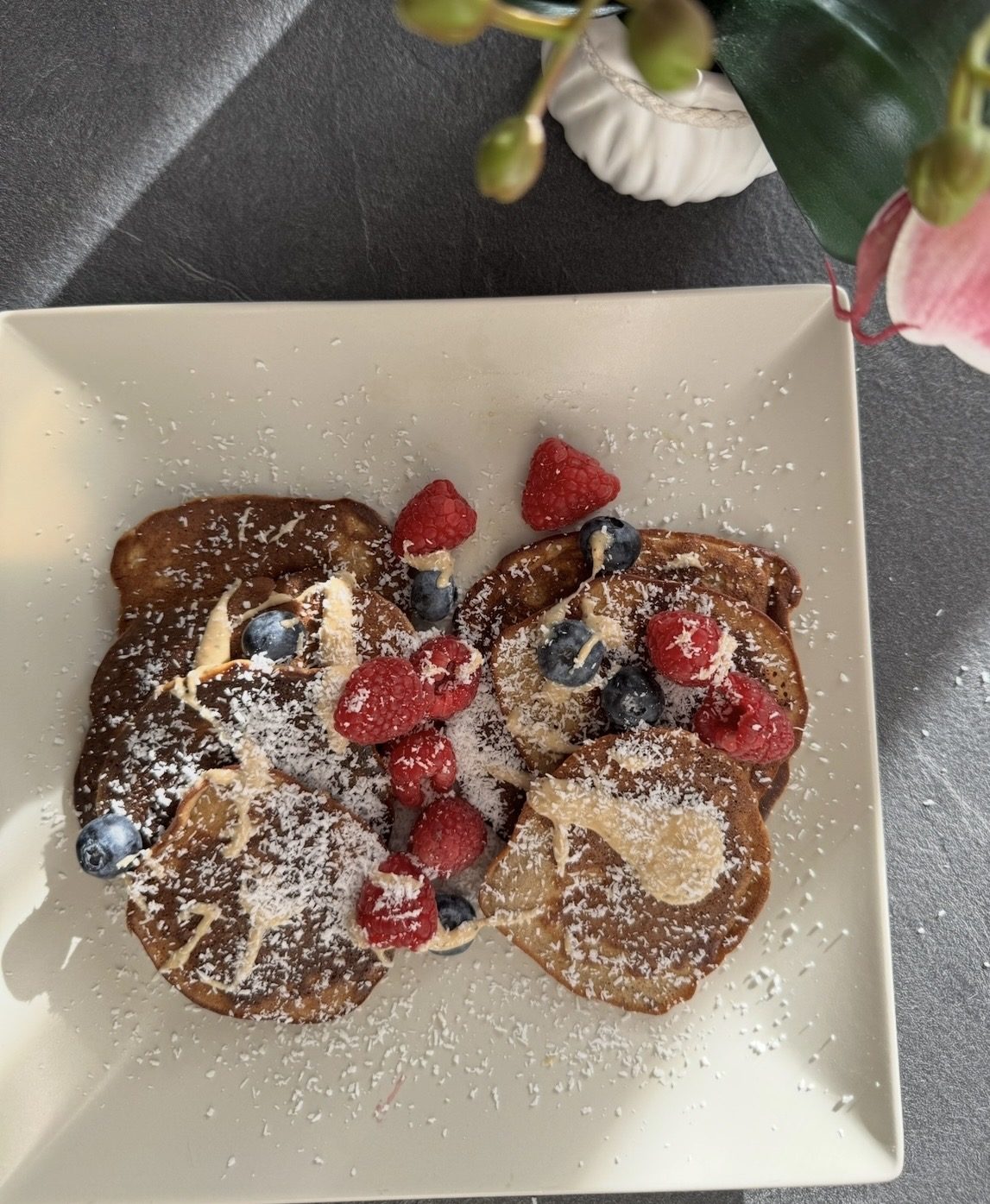 pancake con farina di castagne